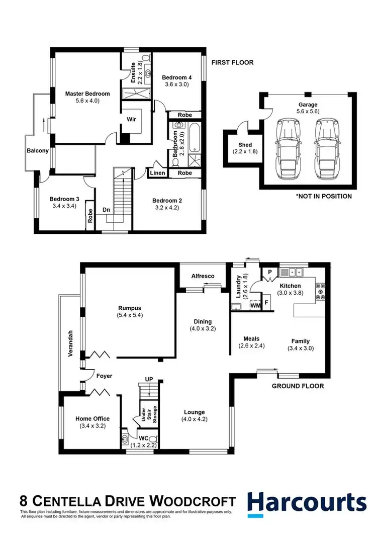 Floorplan of Homely house listing, 8 Centella Street, Woodcroft NSW 2767