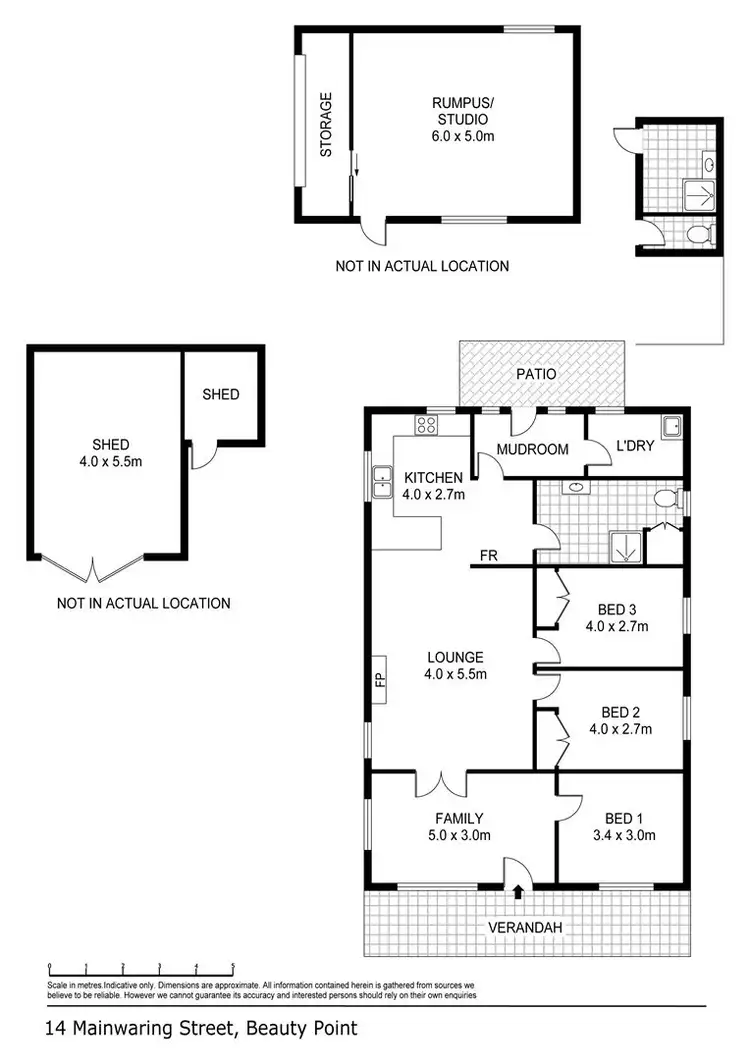 Floorplan of Homely house listing, 14 Mainwaring Street, Beauty Point TAS 7270