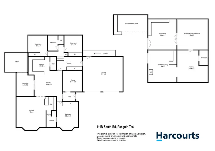 Floorplan of Homely house listing, 111B South Road, Penguin TAS 7316