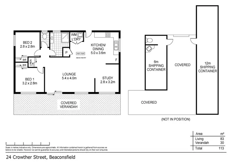 Floorplan of Homely house listing, 24 Crowther Street, Beaconsfield TAS 7270
