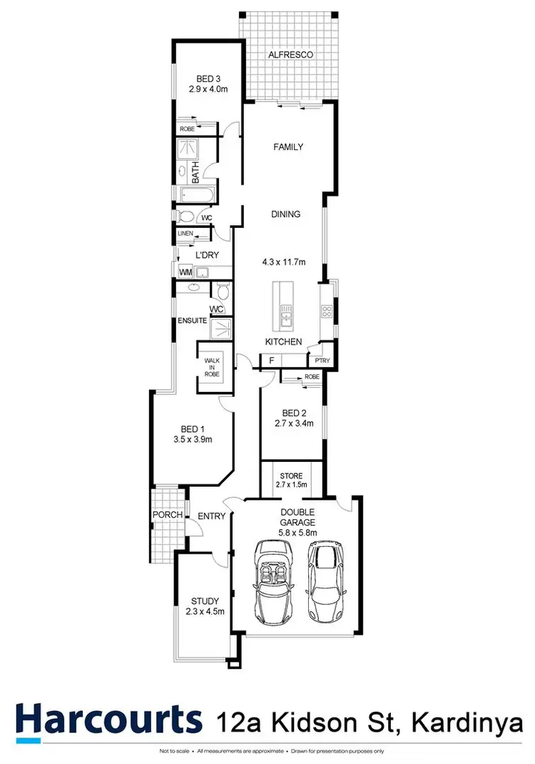 Floorplan of Homely house listing, 12A Kidson Street, Kardinya WA 6163