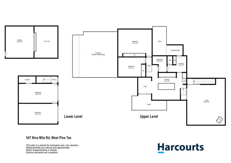 Floorplan of Homely house listing, 547 Nine Mile Road, West Pine TAS 7316