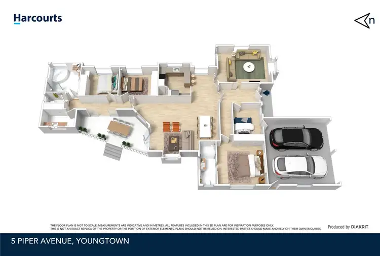 Floorplan of Homely house listing, 5 Piper Avenue, Youngtown TAS 7249