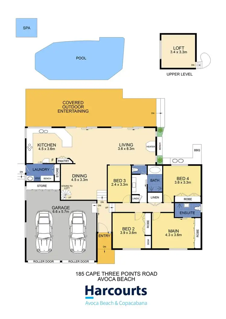 Floorplan of Homely house listing, 185 Cape Three Points Road, Avoca Beach NSW 2251