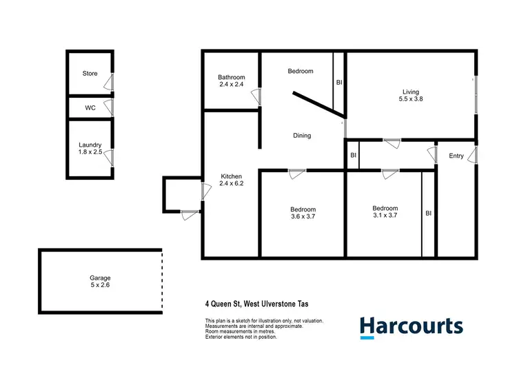Floorplan of Homely house listing, 4 Queen Street, West Ulverstone TAS 7315