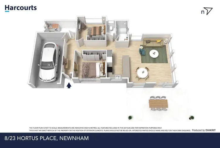 Floorplan of Homely unit listing, 8/23 Hortus Place, Newnham TAS 7248