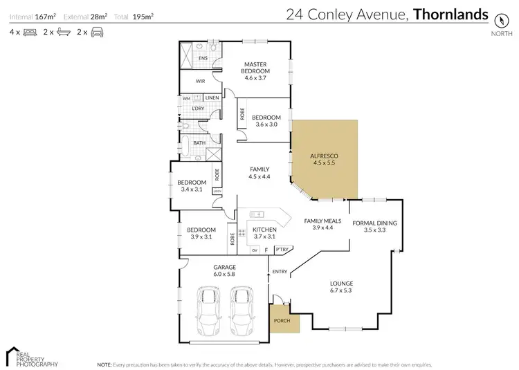 Floorplan of Homely house listing, 24 Conley Avenue, Thornlands QLD 4164