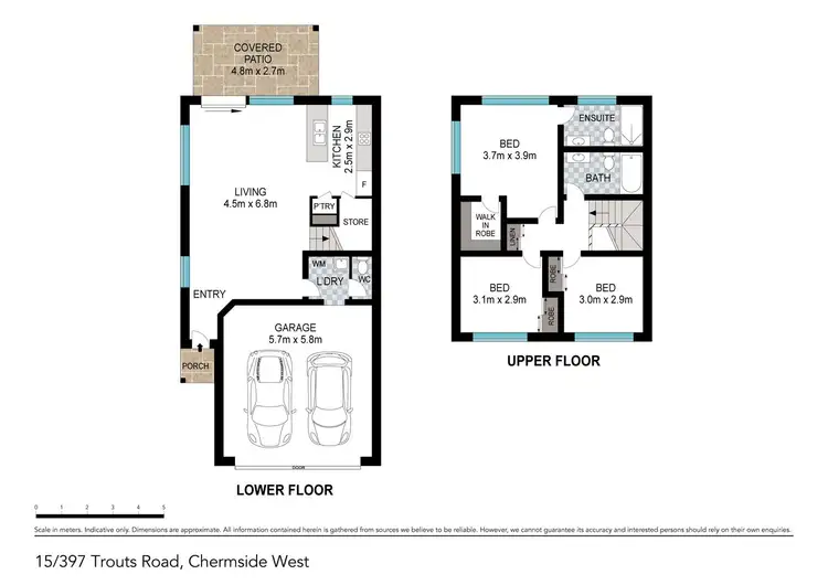 Floorplan of Homely townhouse listing, 15/397 Trouts Road, Chermside West QLD 4032