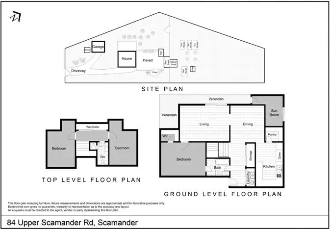 Floorplan of Homely house listing, 84 Upper Scamander Road, Scamander TAS 7215