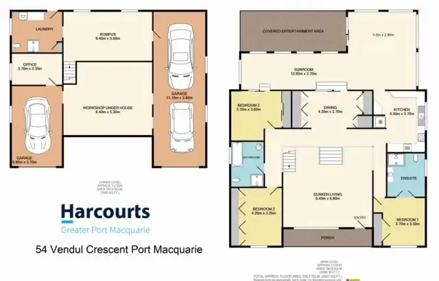 Floorplan of Homely house listing, 54 Vendul Crescent, Port Macquarie NSW 2444