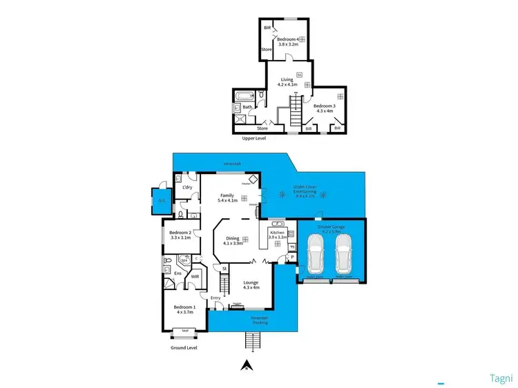 Floorplan of Homely house listing, 43 Pine Drive, Aberfoyle Park SA 5159