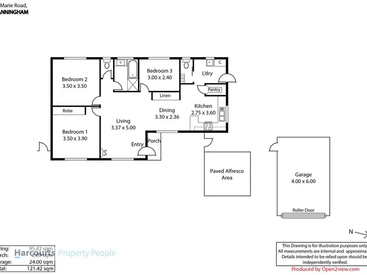 Floorplan of Homely house listing, 2B Marie Road, Manningham SA 5086