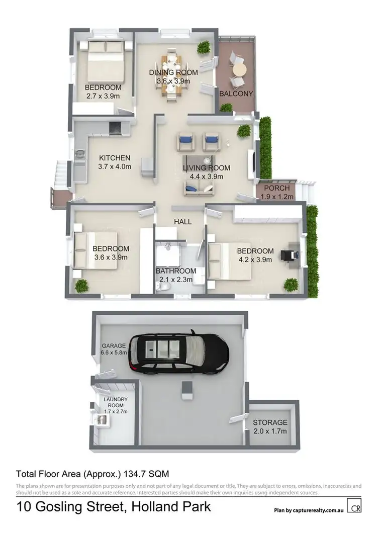 Floorplan of Homely house listing, 10 Gosling Street, Holland Park QLD 4121