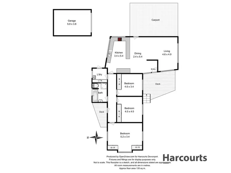 Floorplan of Homely house listing, 15 Riverview Avenue, East Devonport TAS 7310