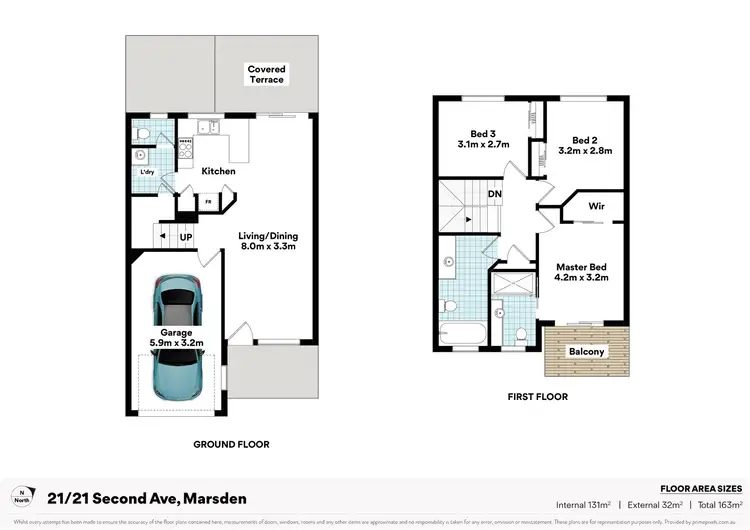 Floorplan of Homely townhouse listing, 21/21-29 Second Avenue, Marsden QLD 4132