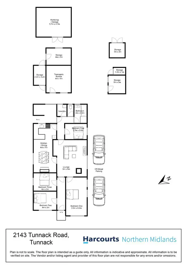 Floorplan of Homely house listing, 2143 Tunnack Road, Tunnack TAS 7120