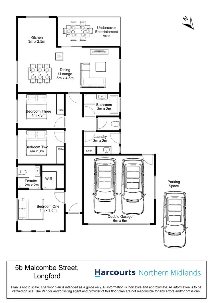 Floorplan of Homely house listing, 5B Malcombe Street, Longford TAS 7301