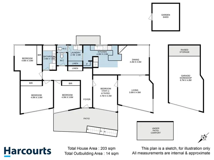 Floorplan of Homely house listing, 30 Knights Road, Huonville TAS 7109