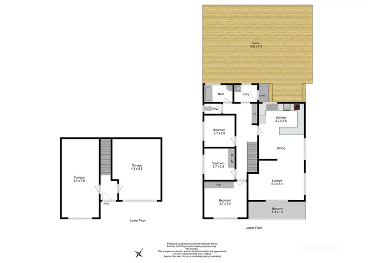 Floorplan of Homely house listing, 46 Curraghmore Avenue, Park Grove TAS 7320
