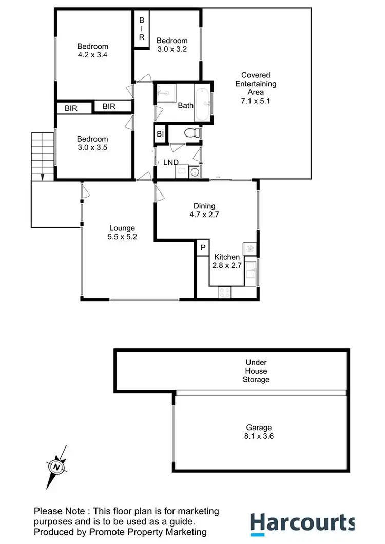 Floorplan of Homely house listing, 3 Harbord Road, Claremont TAS 7011