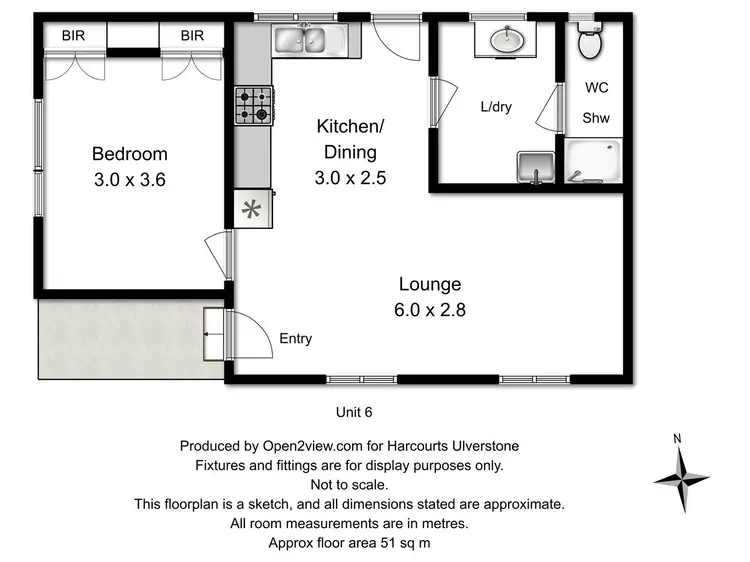 Floorplan of Homely unit listing, 6/22 Deacon Street, Upper Burnie TAS 7320