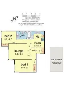 Floorplan of Homely apartment listing, 4/1 Omeo Court, Bentleigh East VIC 3165