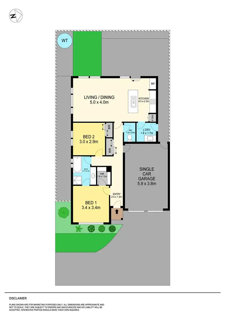 Floorplan of Homely townhouse listing, 12/80a Bilston Place, Sebastopol VIC 3356
