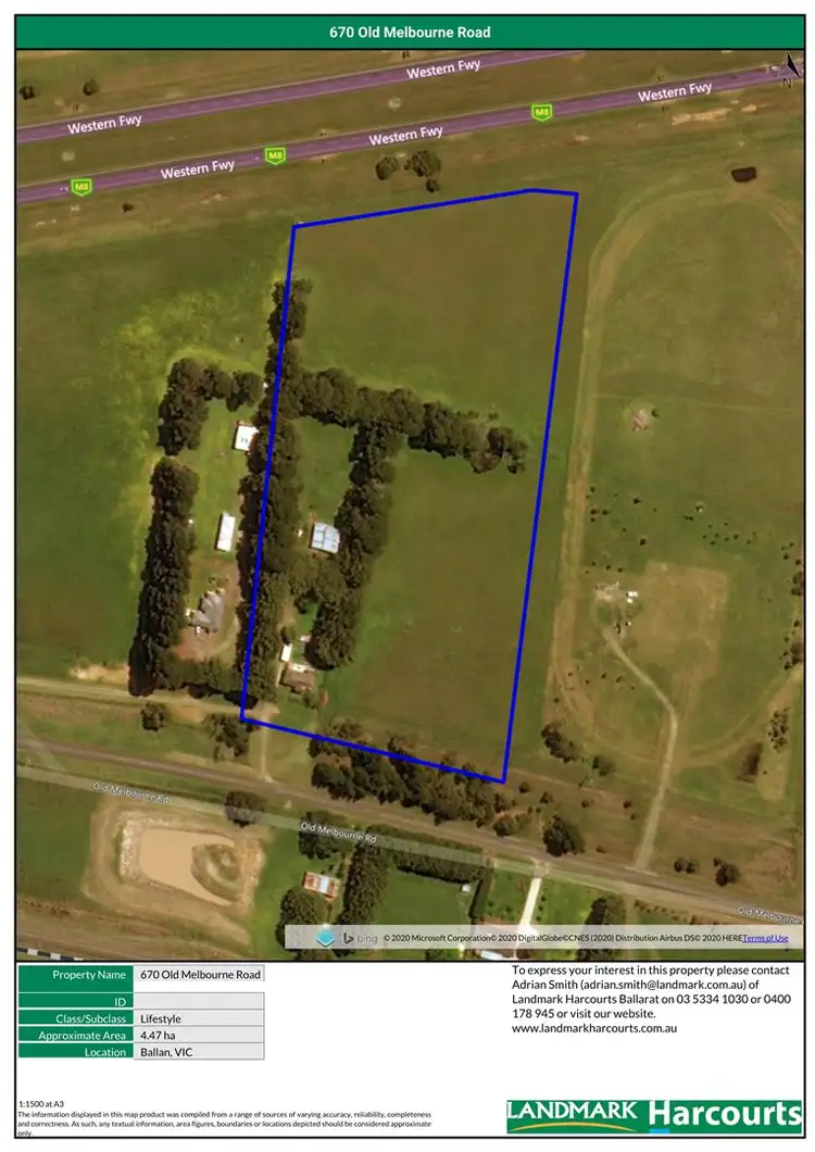 Floorplan of Homely rural property listing, 670 Old Melbourne Road, Ballan VIC 3342