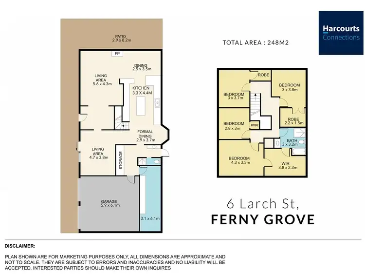 Floorplan of Homely house listing, 6 Larch Street, Ferny Grove QLD 4055