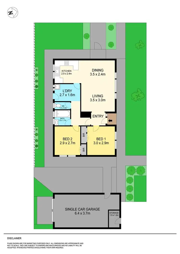 Floorplan of Homely townhouse listing, 3/222 Peel Street North, Ballarat East VIC 3350