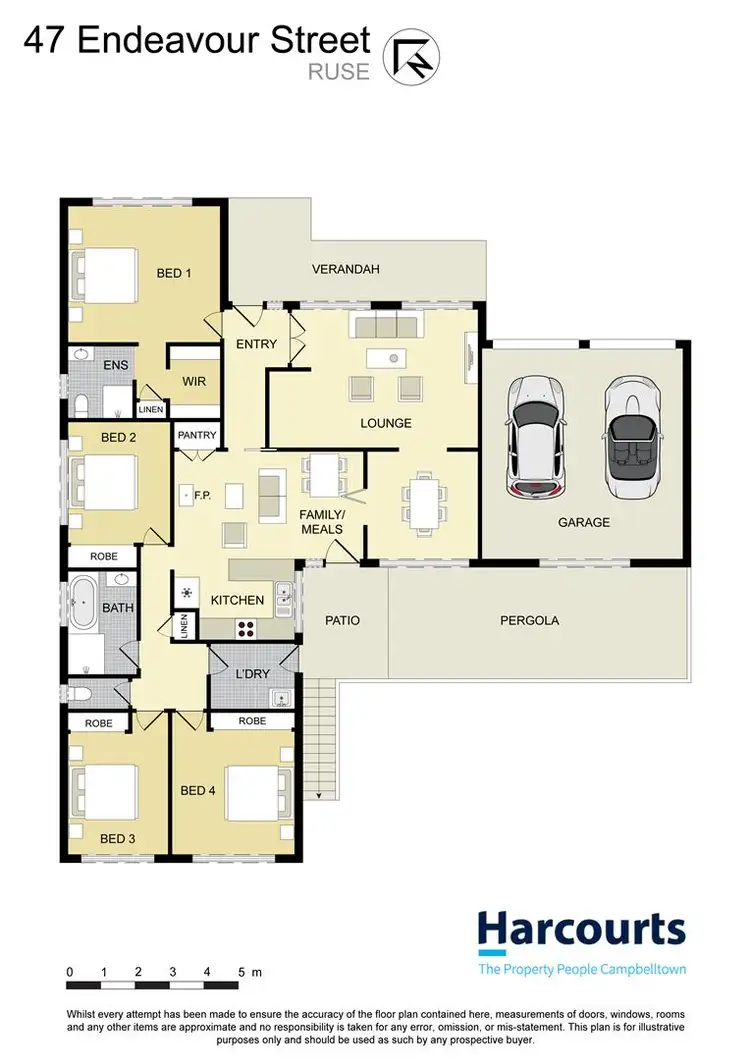 Floorplan of Homely house listing, 47 Endeavour Street, Ruse NSW 2560