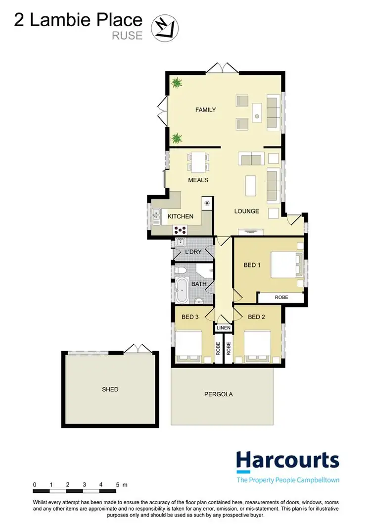 Floorplan of Homely house listing, 2 Lambie Place, Ruse NSW 2560
