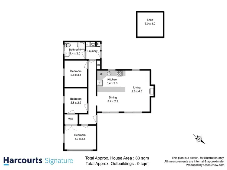 Floorplan of Homely house listing, 115 Bayview Road, Lauderdale TAS 7021