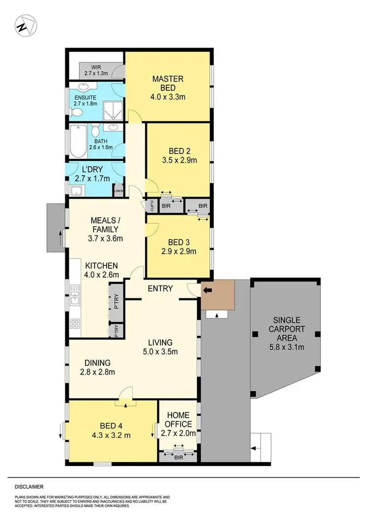 Floorplan of Homely house listing, 122 Yarana Drive, Mount Helen VIC 3350
