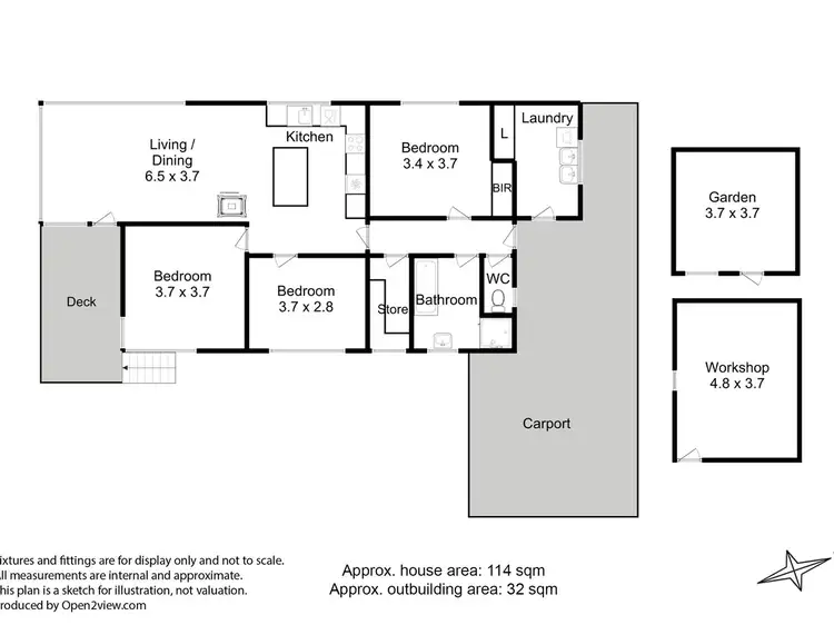 Floorplan of Homely house listing, 4422 Huon Highway, Port Huon TAS 7116
