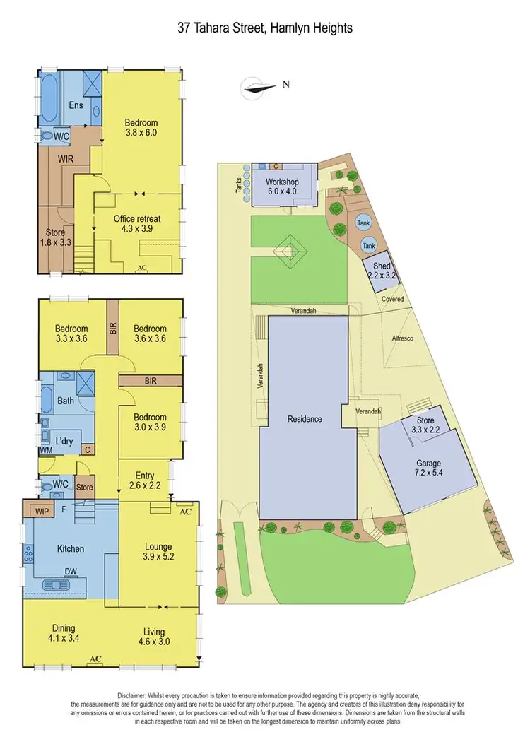 Floorplan of Homely house listing, 37 Tahara Street, Hamlyn Heights VIC 3215