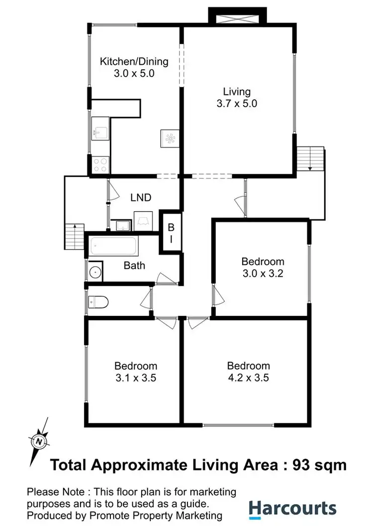 Floorplan of Homely house listing, 4 Hollycroft Way, Clarendon Vale TAS 7019