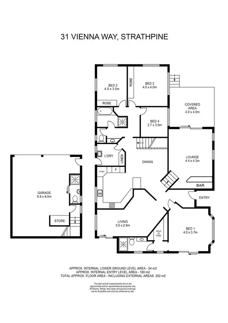 Floorplan of Homely house listing, 31 Vienna Way, Strathpine QLD 4500