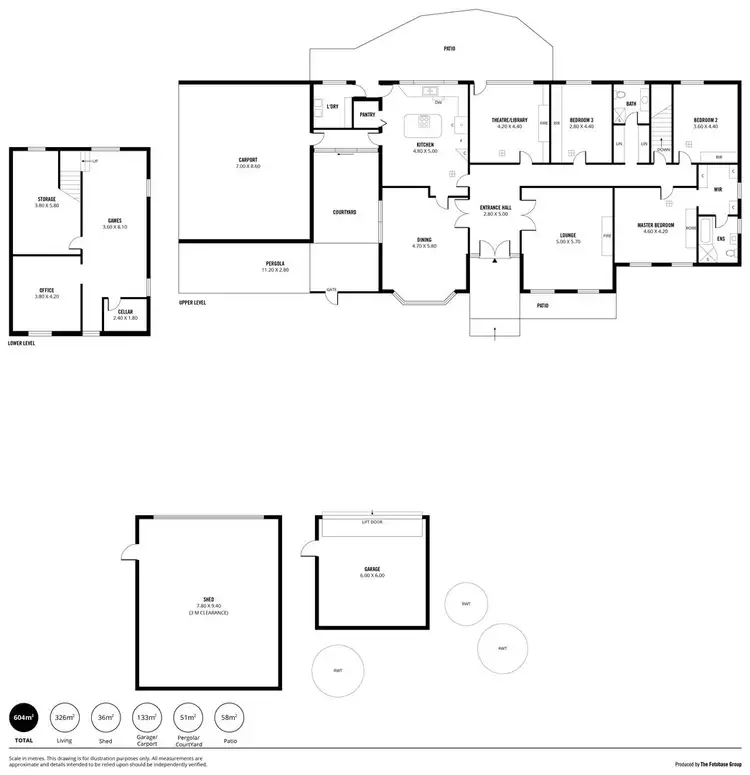 Floorplan of Homely house listing, 39 Hampton Road, adjacent Echunga, Biggs Flat SA 5153