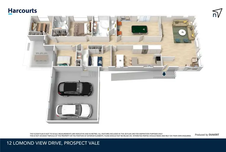 Floorplan of Homely house listing, 12 Lomond View Drive, Prospect Vale TAS 7250