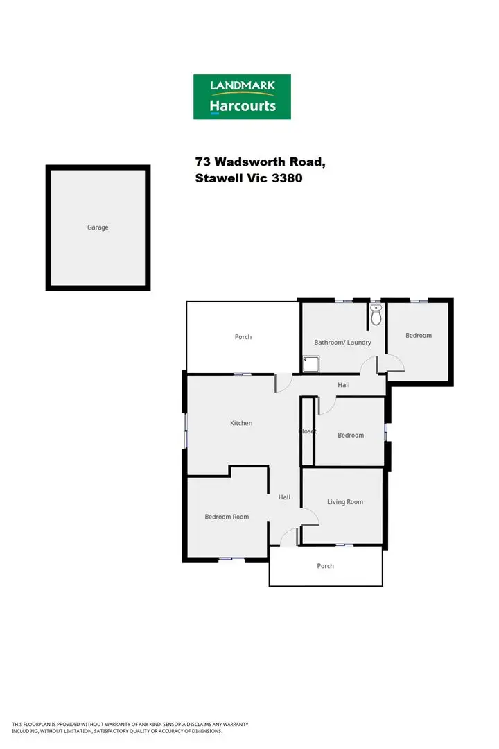 Floorplan of Homely rural property listing, 73 Wadsworth Road, Stawell VIC 3380