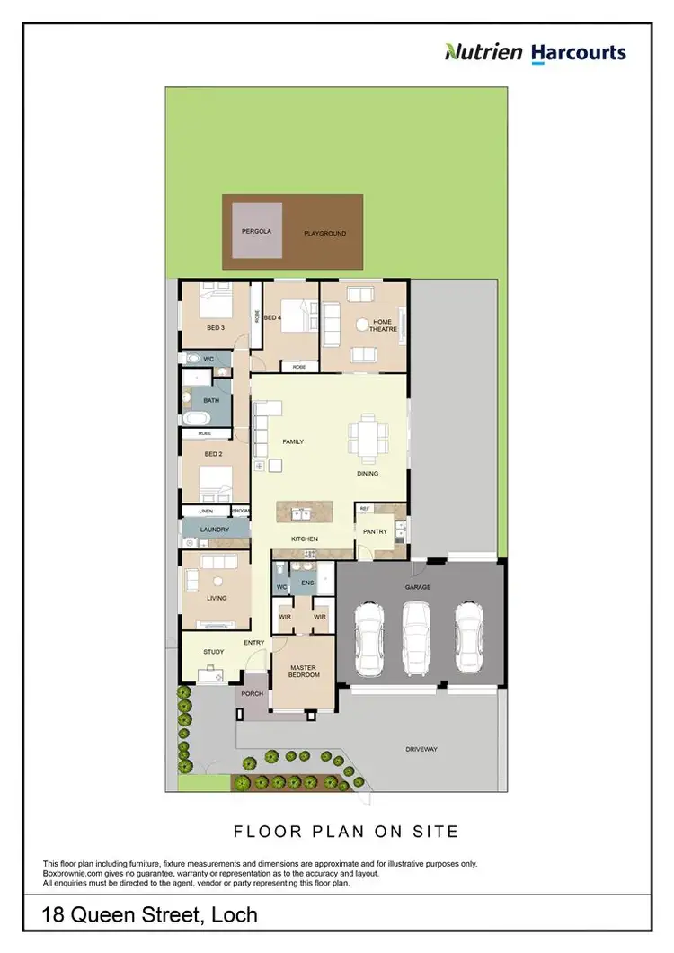 Floorplan of Homely house listing, 18 Queen Street, Loch VIC 3945