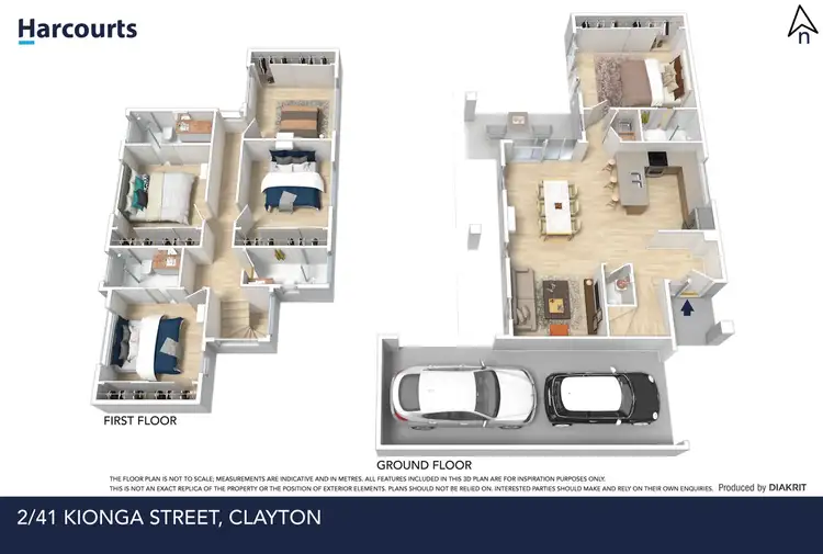 Floorplan of Homely townhouse listing, 2/41 Kionga Street, Clayton VIC 3168