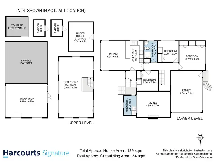 Floorplan of Homely house listing, 645 Main Road, Berriedale TAS 7011