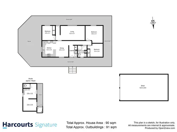 Floorplan of Homely house listing, 355 Carlton River Road, Carlton River TAS 7173
