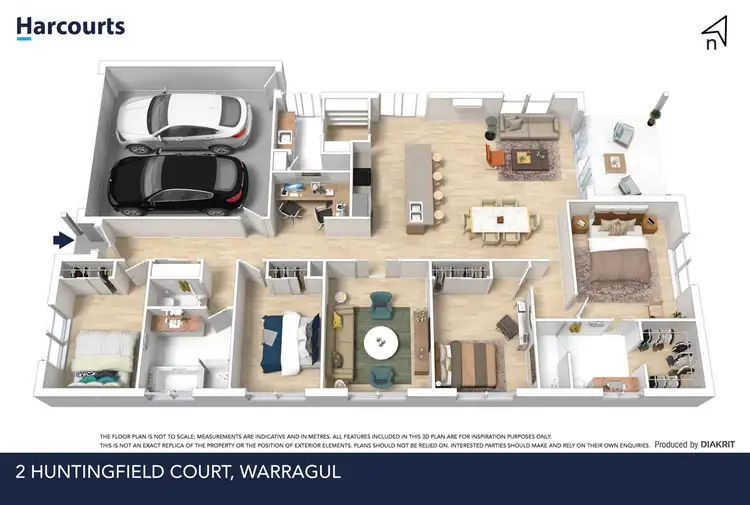 Floorplan of Homely house listing, 2 Huntingfield Court, Warragul VIC 3820