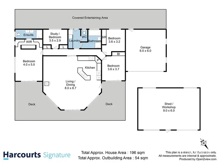 Floorplan of Homely house listing, 1223 Elderslie Road, Broadmarsh TAS 7030