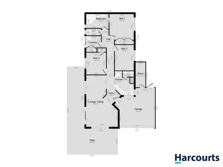 Floorplan of Homely unit listing, 2/30 Stewart Street, Mandurah WA 6210