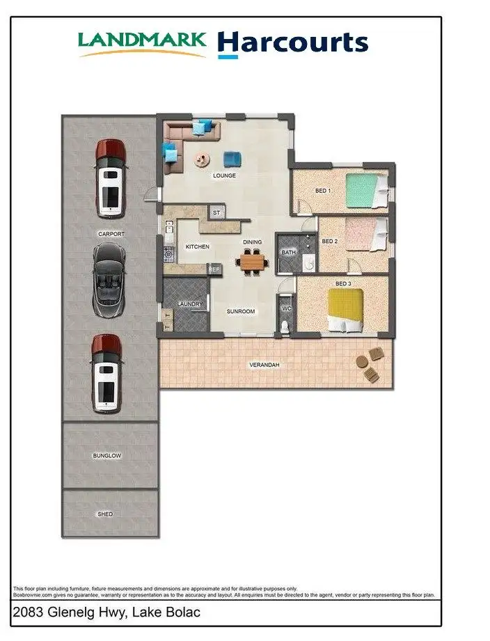 Floorplan of Homely house listing, 2083 Glenelg Highway, Lake Bolac VIC 3351