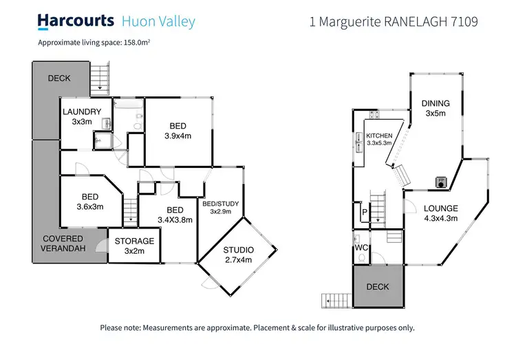 Floorplan of Homely house listing, 1 Marguerite Street, Ranelagh TAS 7109